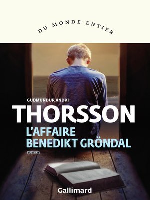 cover image of L'affaire Benedikt Gröndal